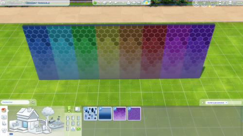 More information about "Lots de murs de couleurs."