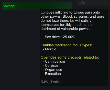 Rimjobworld Traits Vanilla Flavoring