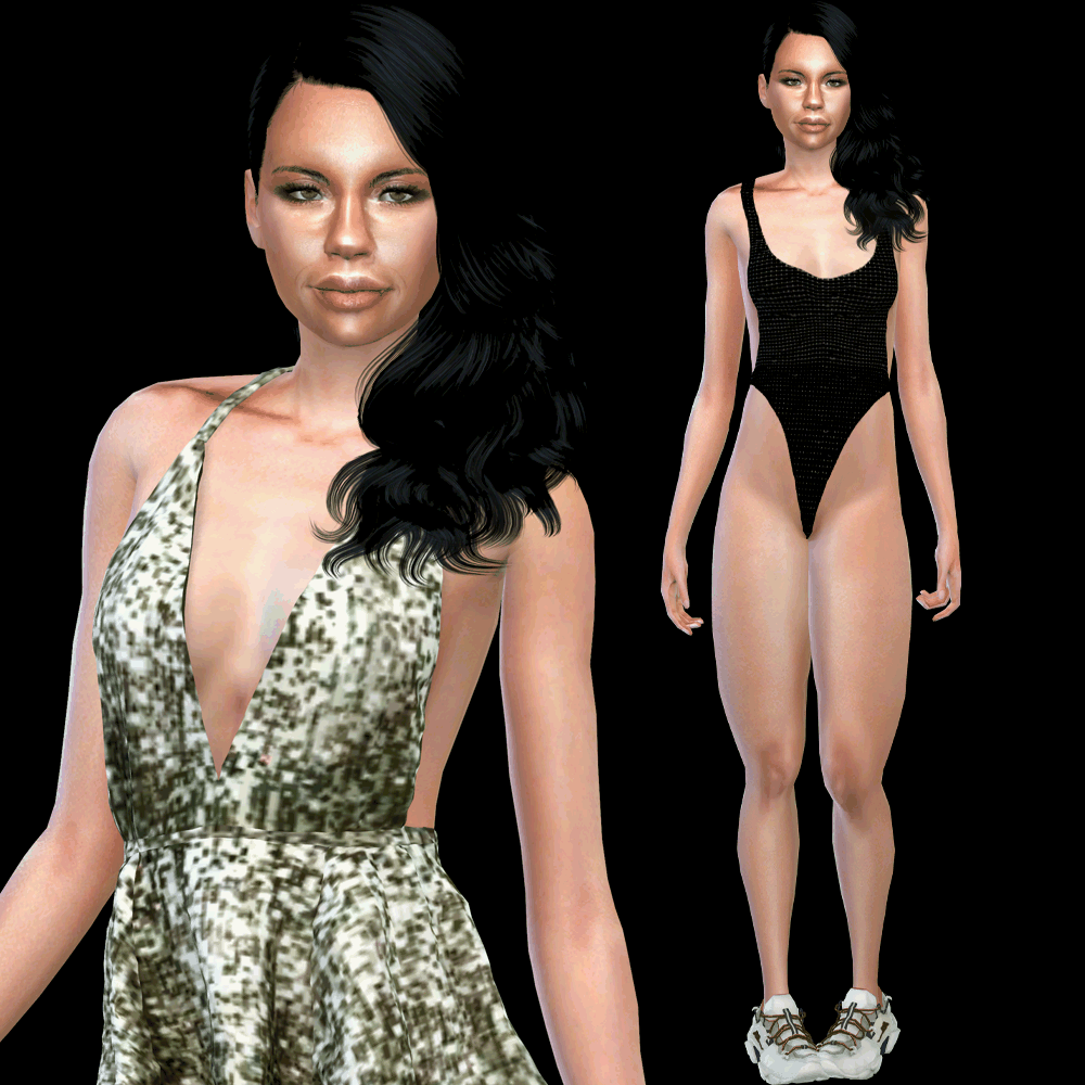 teane leon  -  realistic skin