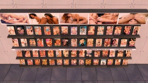 More information about "Lesbian Porn DVD Wall Shelves"