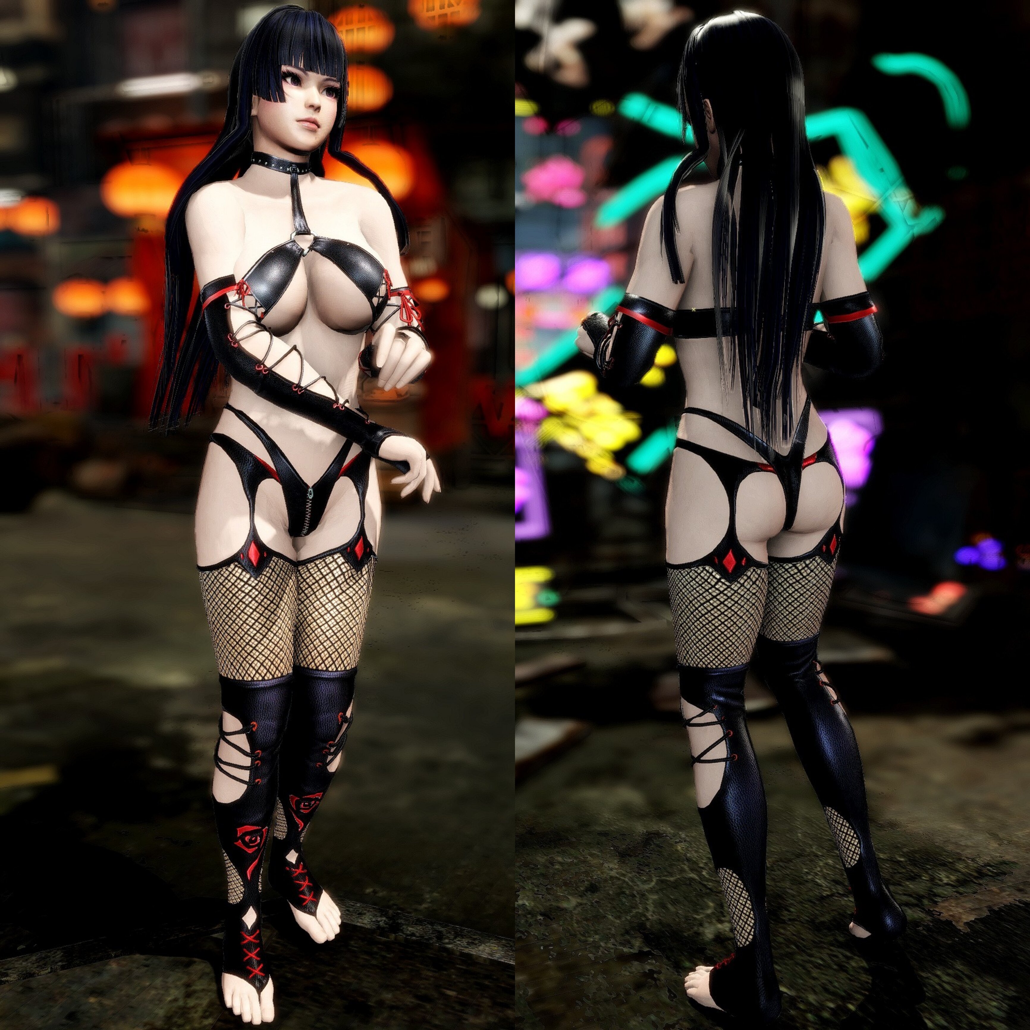 DOA6 Nyotengu Dark Prison SSR Mod