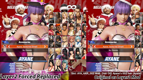 More information about "(Free DL) DoA6 Ayane's Small Xmas hair (Ayane)"