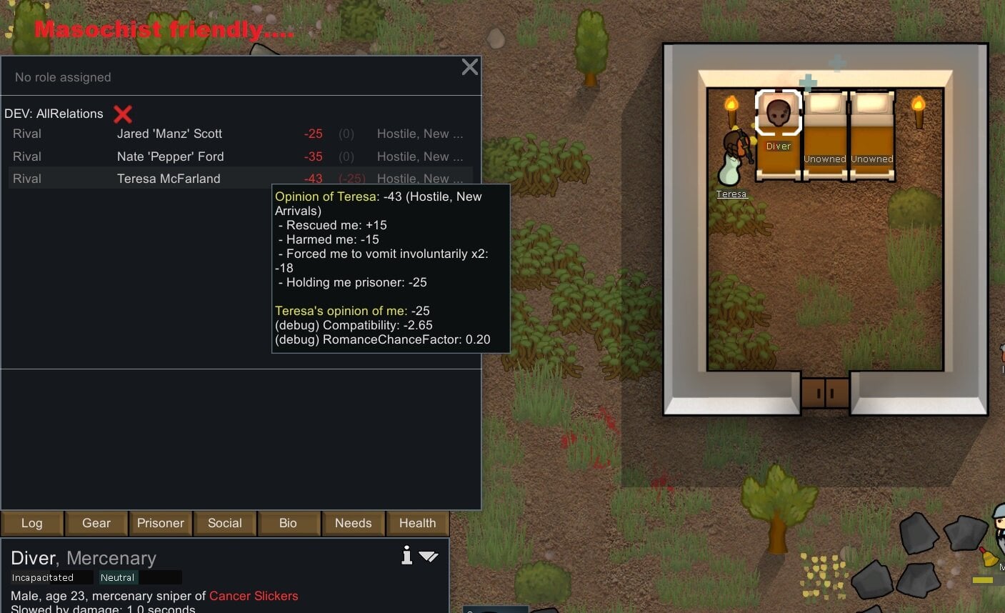 Sick Stick for Rimworld