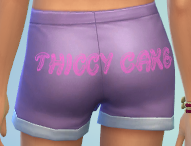 More information about "Thiccy Cake Maxis Shorts"