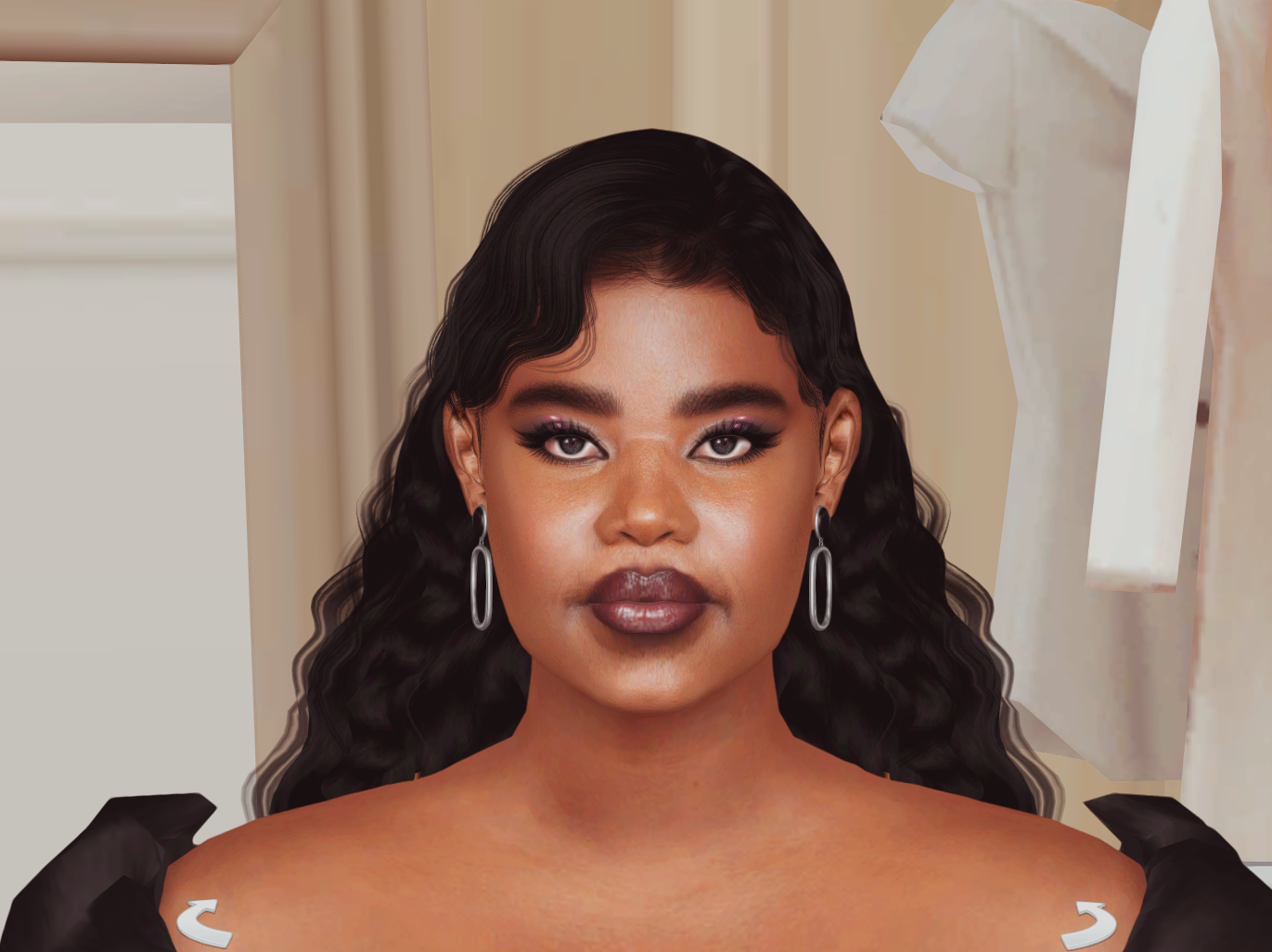 Plus Size Sim Model Kalisha