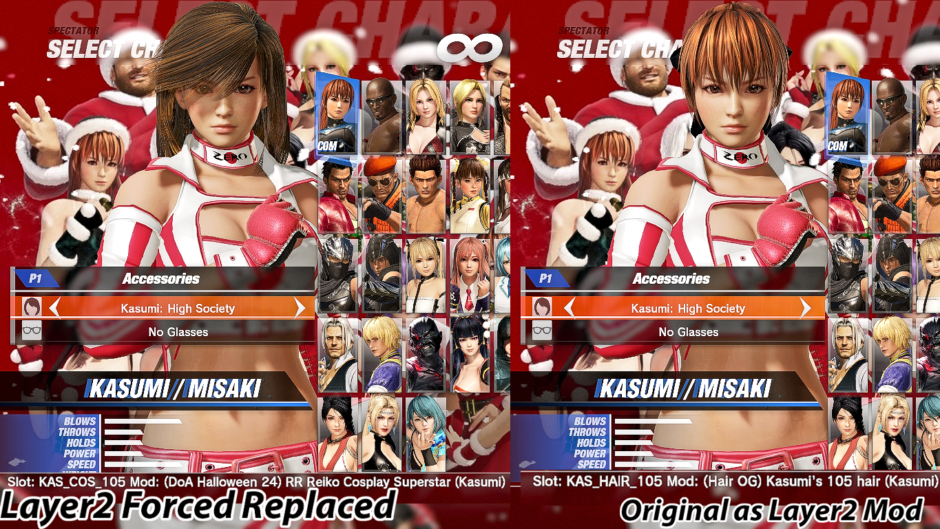 (Free DL) DoA6 Kasumi's 105 hair (Kasumi)
