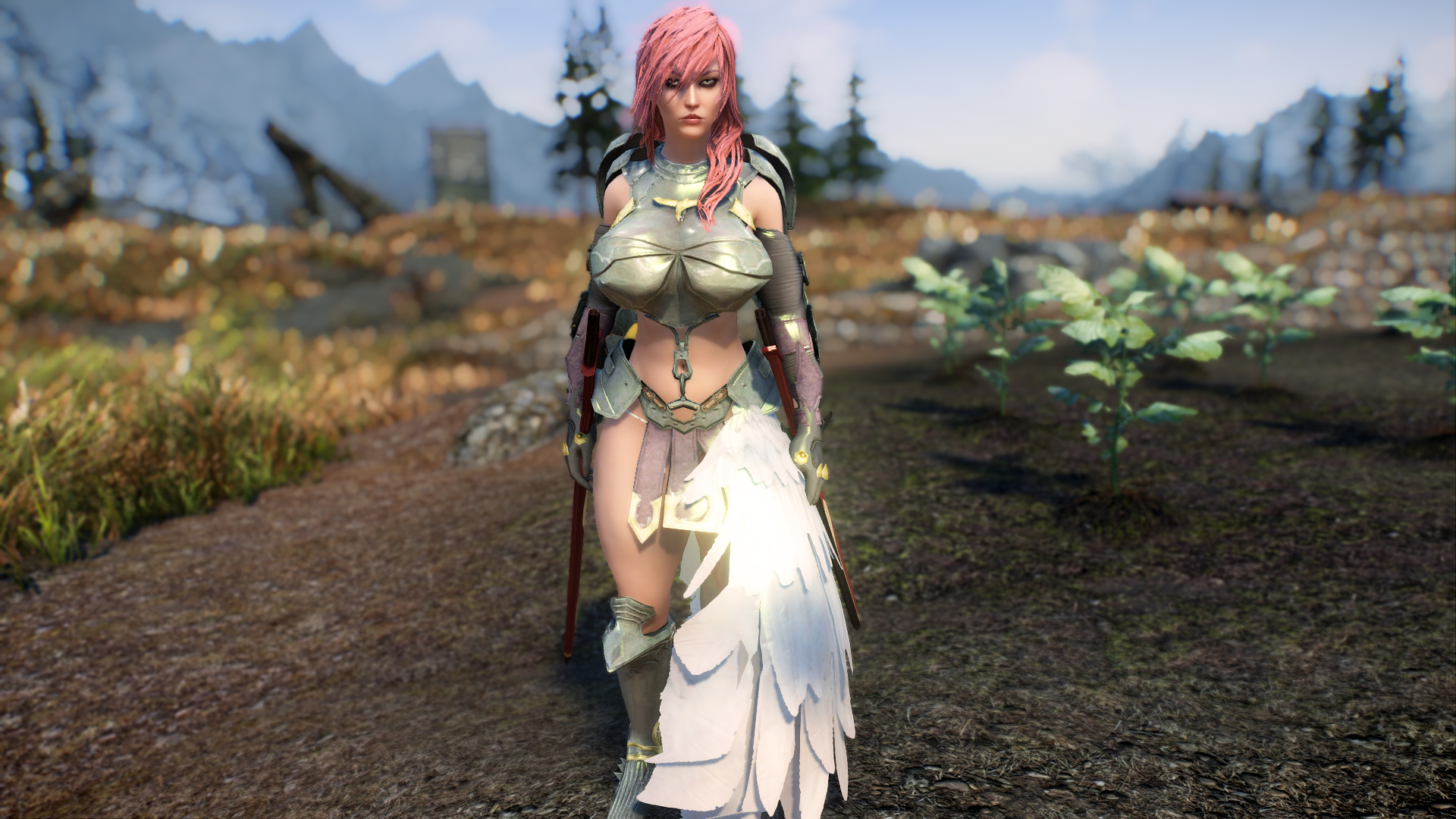 Final Fantasy 13 2 Lightning Plate Armor 3BA BodySlide Files