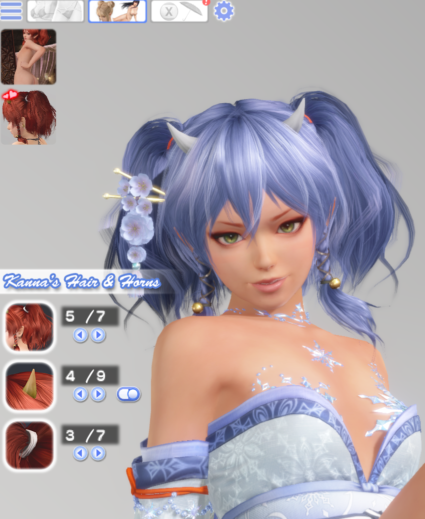 Kanna Hair and Horns Mod