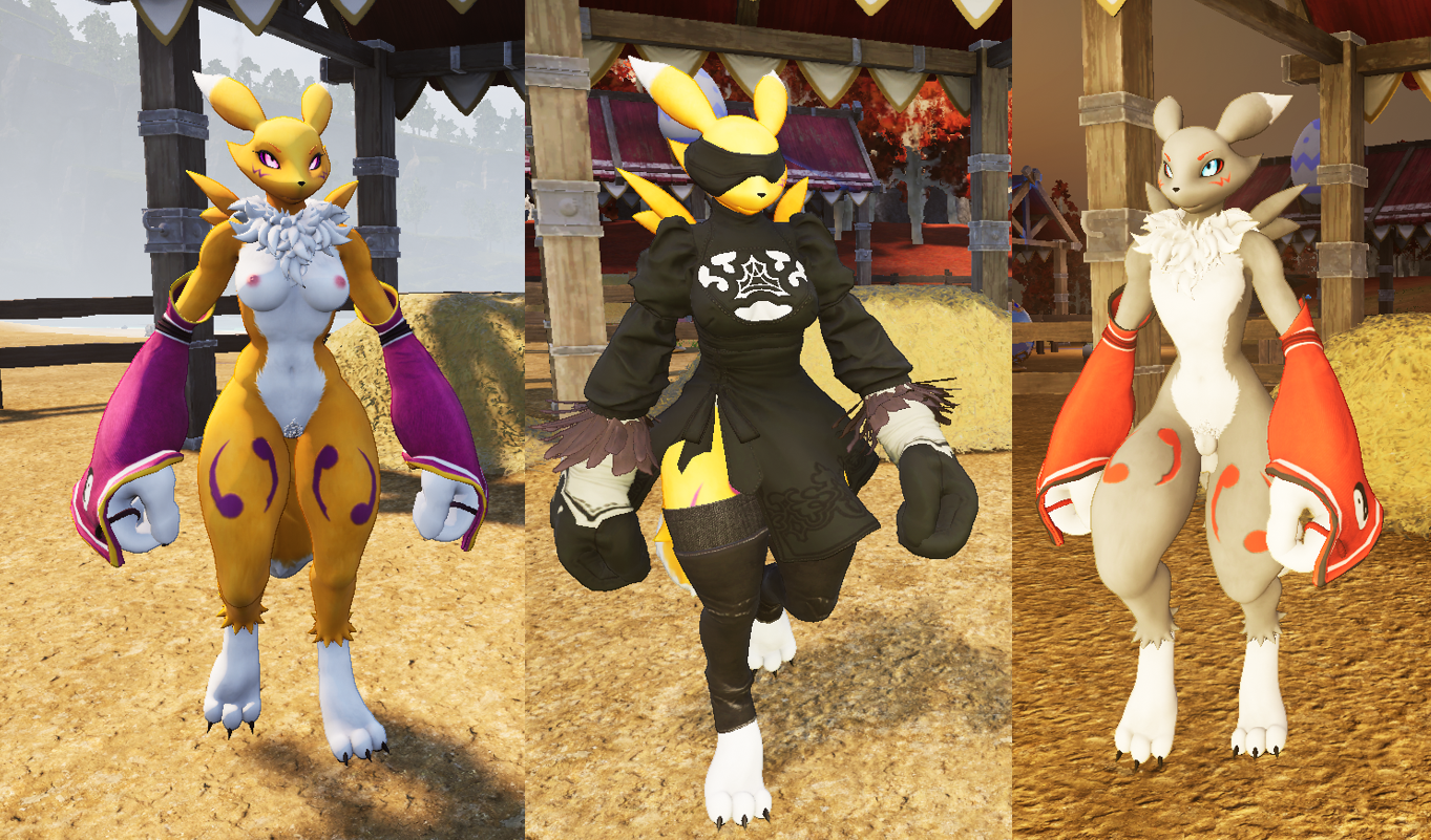 Renamon Pal Replacer for Anubis - NSFW Altermatic - (Steam and Gamepass)