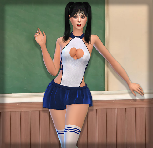 More information about "📓๋࣭ ⭑✐ Japanese School Girl Dress"