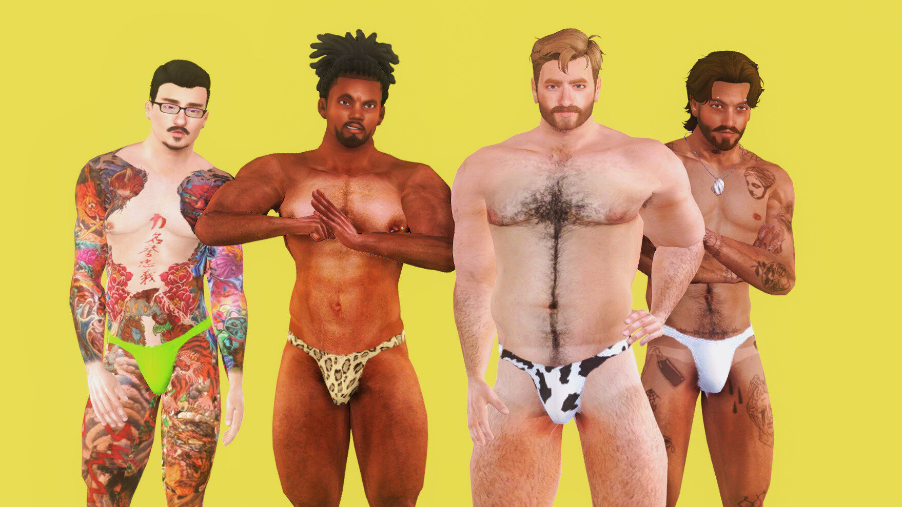 4t3 | SYNTH BODY BUILDER BRIEF/THONG