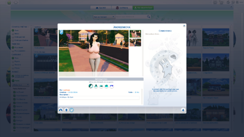 More information about "Sims to download + 71 mods !"