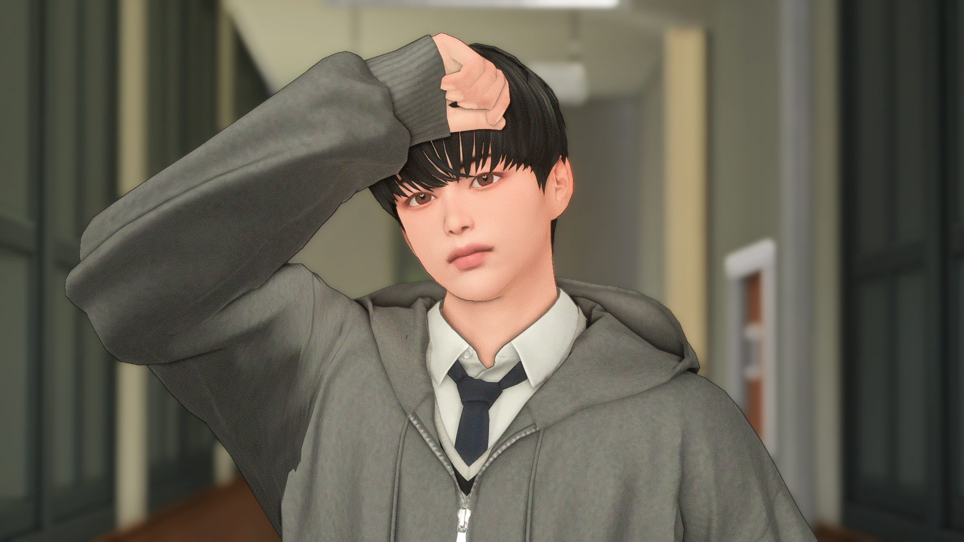 korean highschool boy