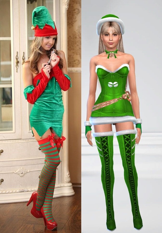 Pornstar Gina Gerson "Santa's Favorite Elf"