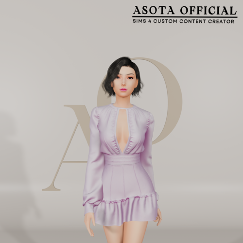 More information about "[ASOTA OFFICIAL] Audrey Short Dress"