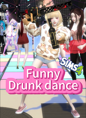 More information about "Happy Drunk Girl friend~Sims 4 dance animation California Gurls cover free DL"
