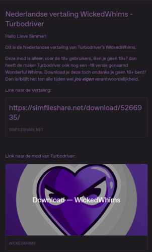 More information about "Dutch Translation of / Nederlandse vertaling van WickedWhims"