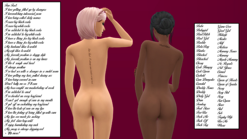 More information about "[Simpossible] Kinky Tattoos 🖤"