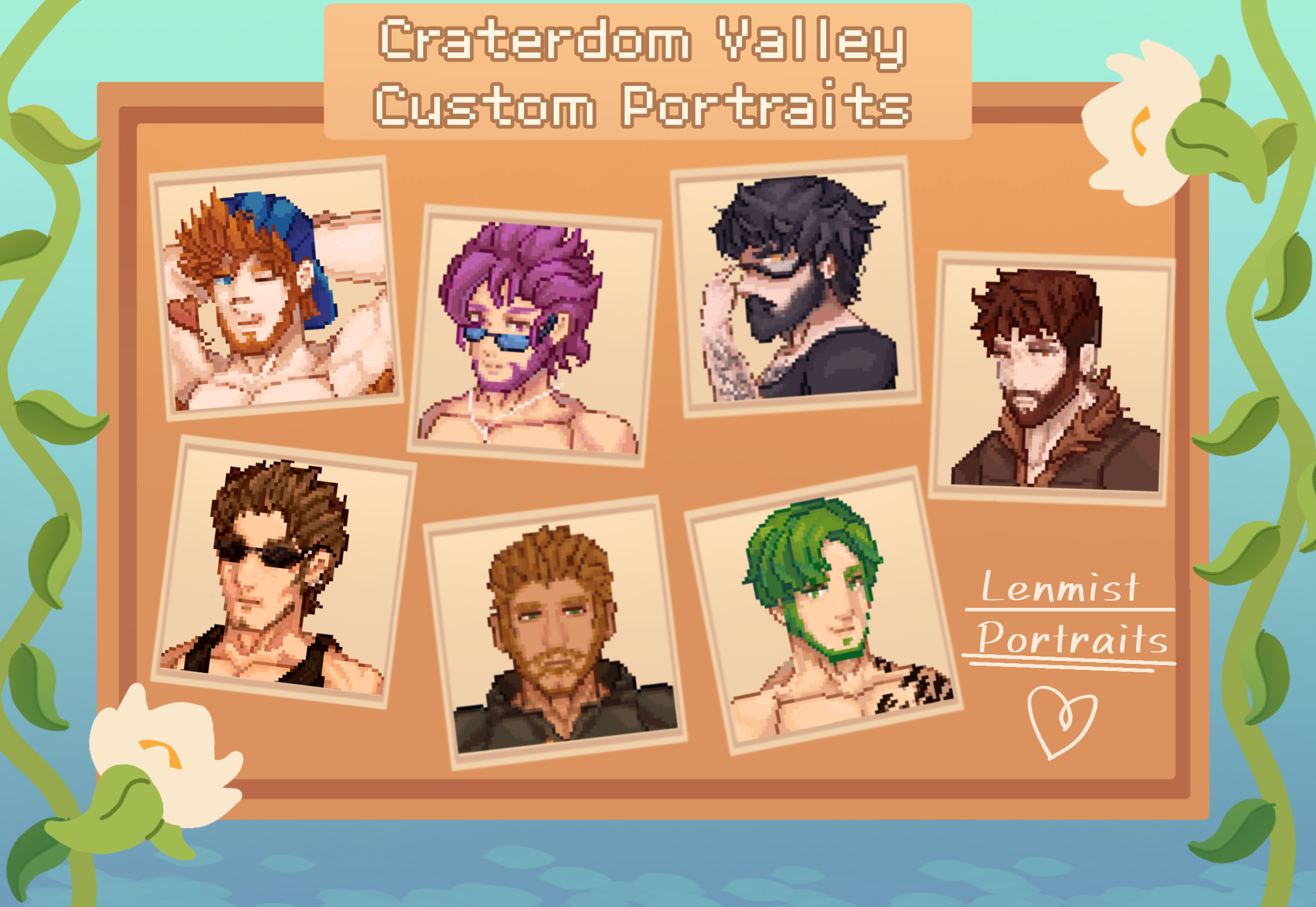 Lenmist Portraits for Cratedom Valley