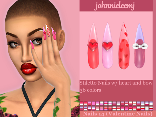 More information about "johnnieleemj Nails 14 ( Valentine Nails )"