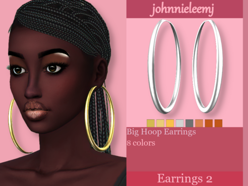 More information about "johnnieleemj Earrings 2 (Big Hoop Earrings)"