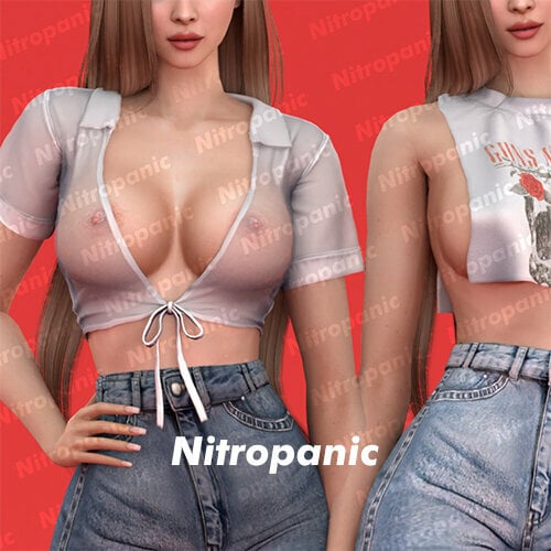 More information about "Nitropanic The Sims 4 CC Nini Tops"