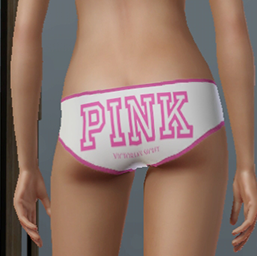 More information about "VS Love Pink Panties TF - AF [Bottom & Replacement for Kinky World Undies]"