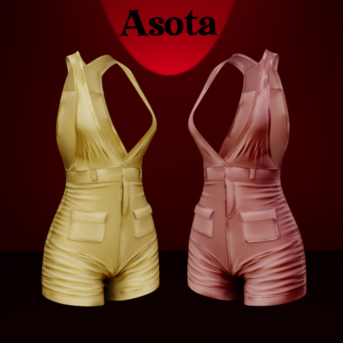 More information about "[ASOTA OFFICIAL] Adrianna Overall Outfit"