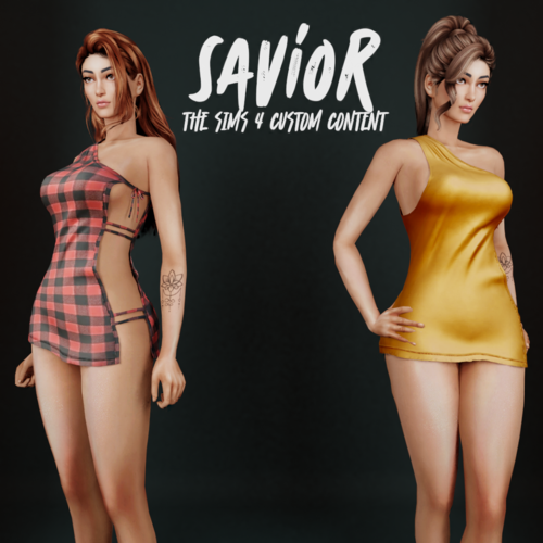 More information about "SO_Jingga Short Dress The Sims 4 cc & My Exclusive cc."