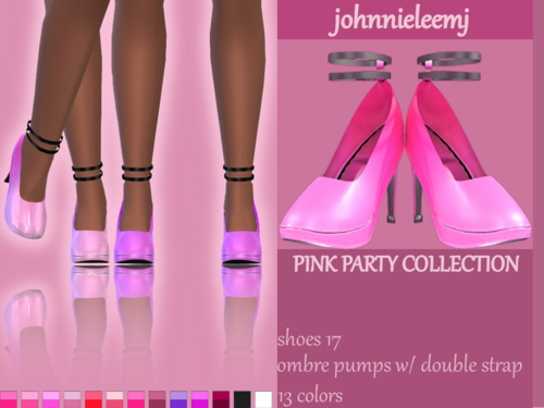 More information about "johnnieleemj Shoes 17 (Ombre Pumps w/ Double Strap)"