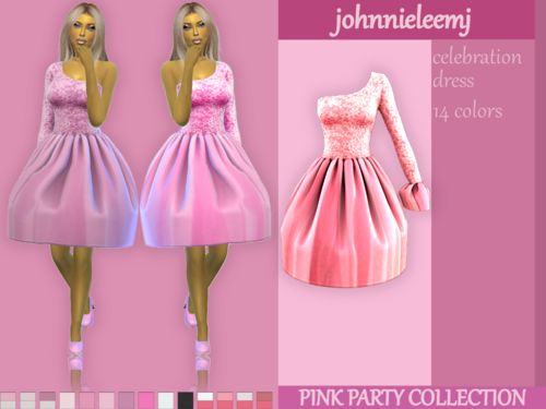More information about "johnnieleemj Celebration Dress ( Pink Party Collection )"