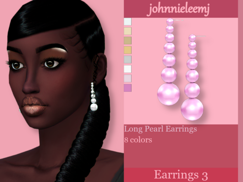 More information about "johnnieleemj Earrings 3 (Long Pearl Earrings)"