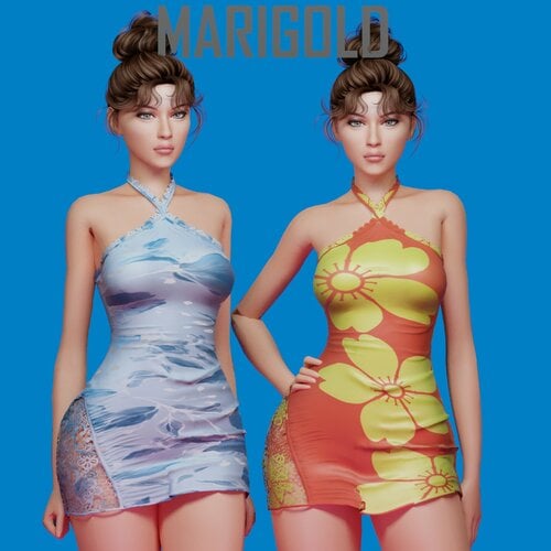More information about "MARIGOLD TS4 Shakira Mini Dress"