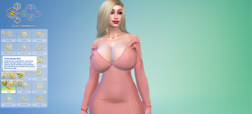 More information about "Sweet Bimbo Wife Aspiration + Trait"