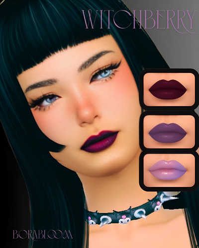 More information about "「 ✦ BORABLOOM ✦ 」 WITCHBERRY Lipstick"