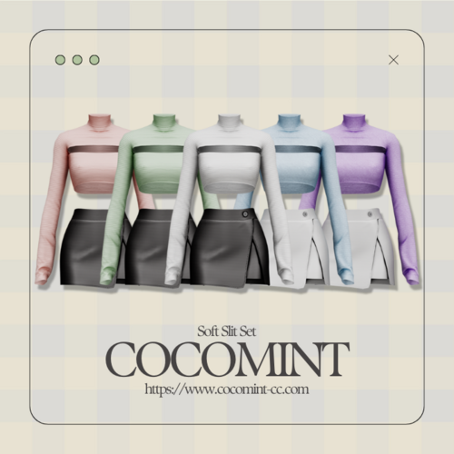 More information about "[cocomint] Soft Slit Set_Undressable"