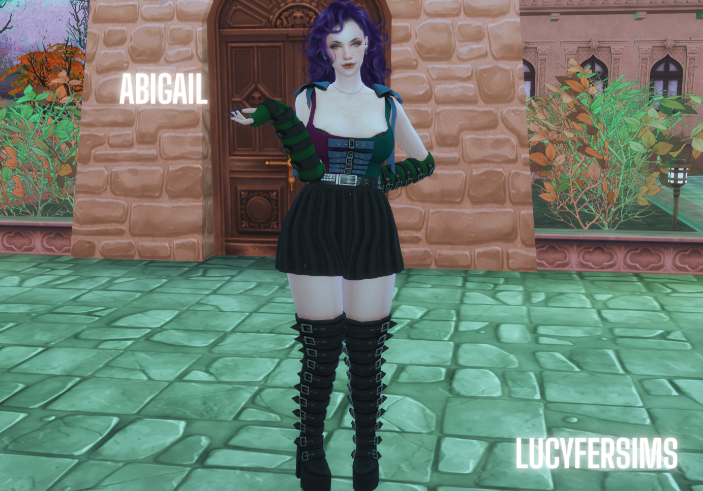 the gothic girl