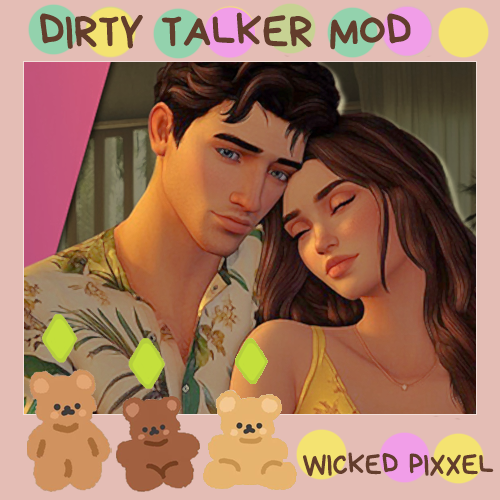 More information about "TRANSLATE! 🫦💭DIRTY TALKER MOD🍓ГРЯЗНЫЙ БОЛТУН🍓от WICKED PIXXEL |18+| RU"