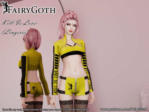 More information about "Kill Is Love - Lingerie"