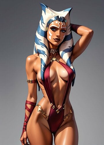 More information about "[FreyaSims4] SFW AI Art - Ahsoka Illustration - Tall"