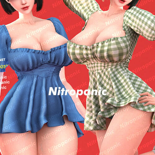 More information about "Nitropanic The Sims 4 CC Jenni Dress"