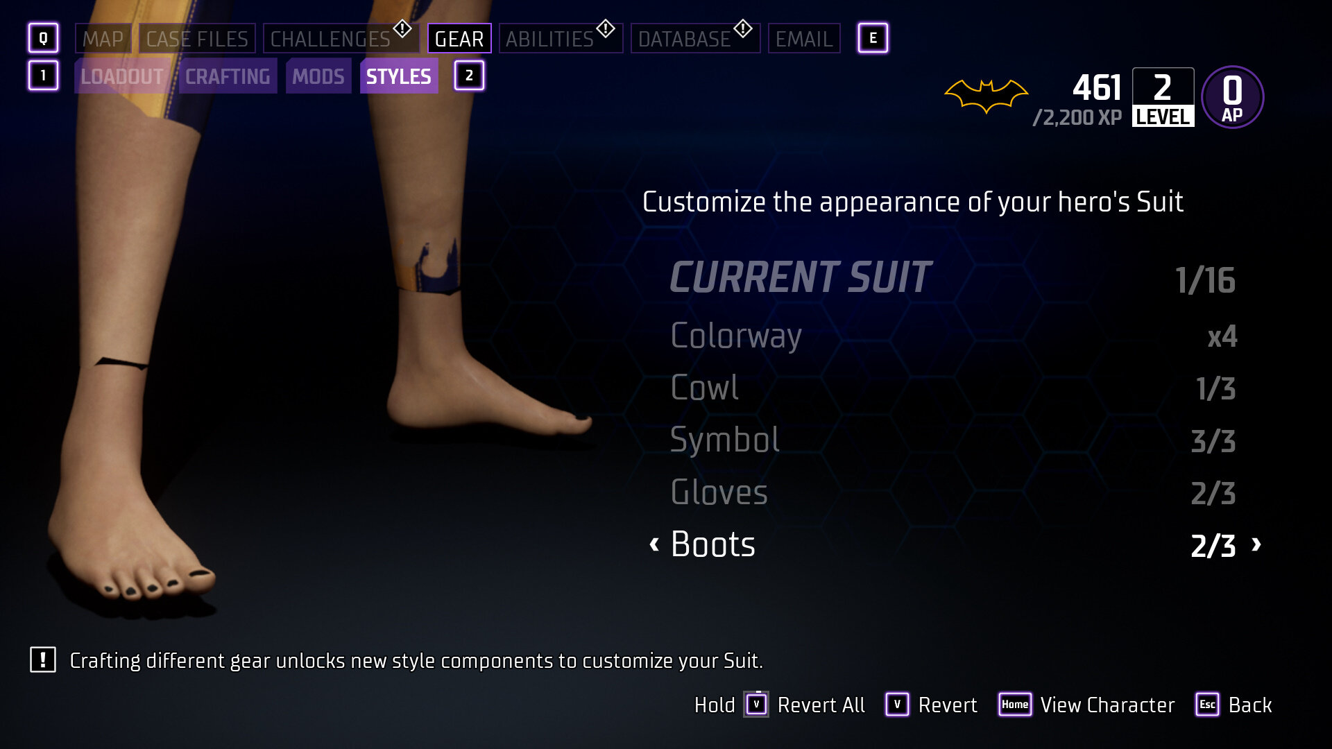 Gotham Knights Batgirl Barefoot