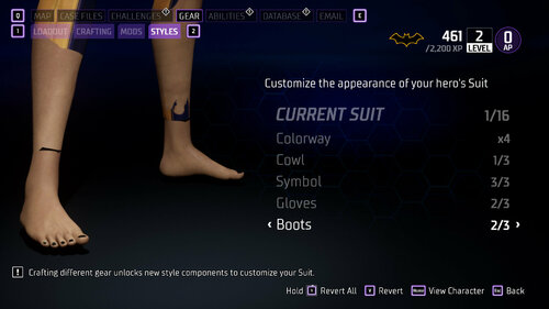 More information about "Gotham Knights Batgirl Barefoot"