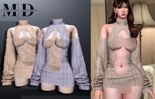 More information about "🍒 sexy knitted wool dress n204 🍒"