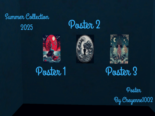 More information about "Summer Collection Set 1: Random: Mermaid Poster Set 1"