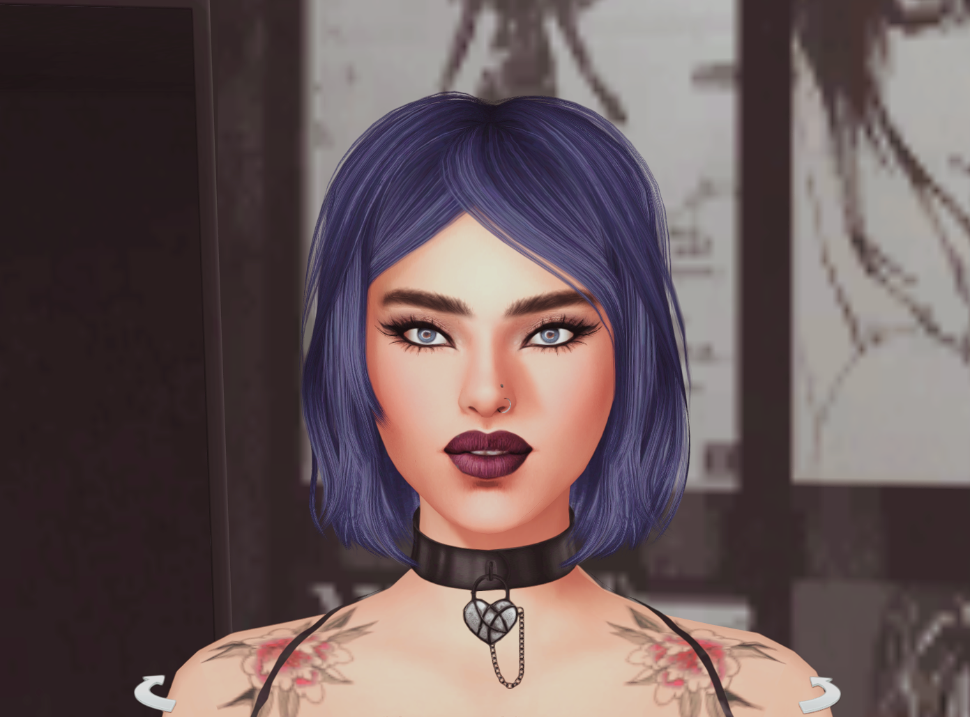 Tattooed Hottie Sim Titania
