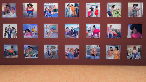 More information about "[Simpossible] 🎨🌸 Cute Art Gallery 🌸🎨 [HQ Posters | 490 in total]"