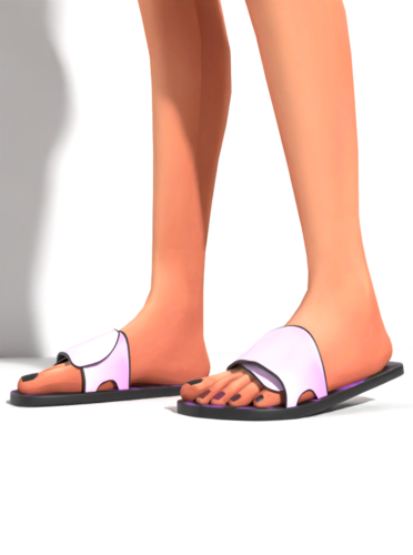 More information about "Modern flip flops + toenails addon (Gounafier)"