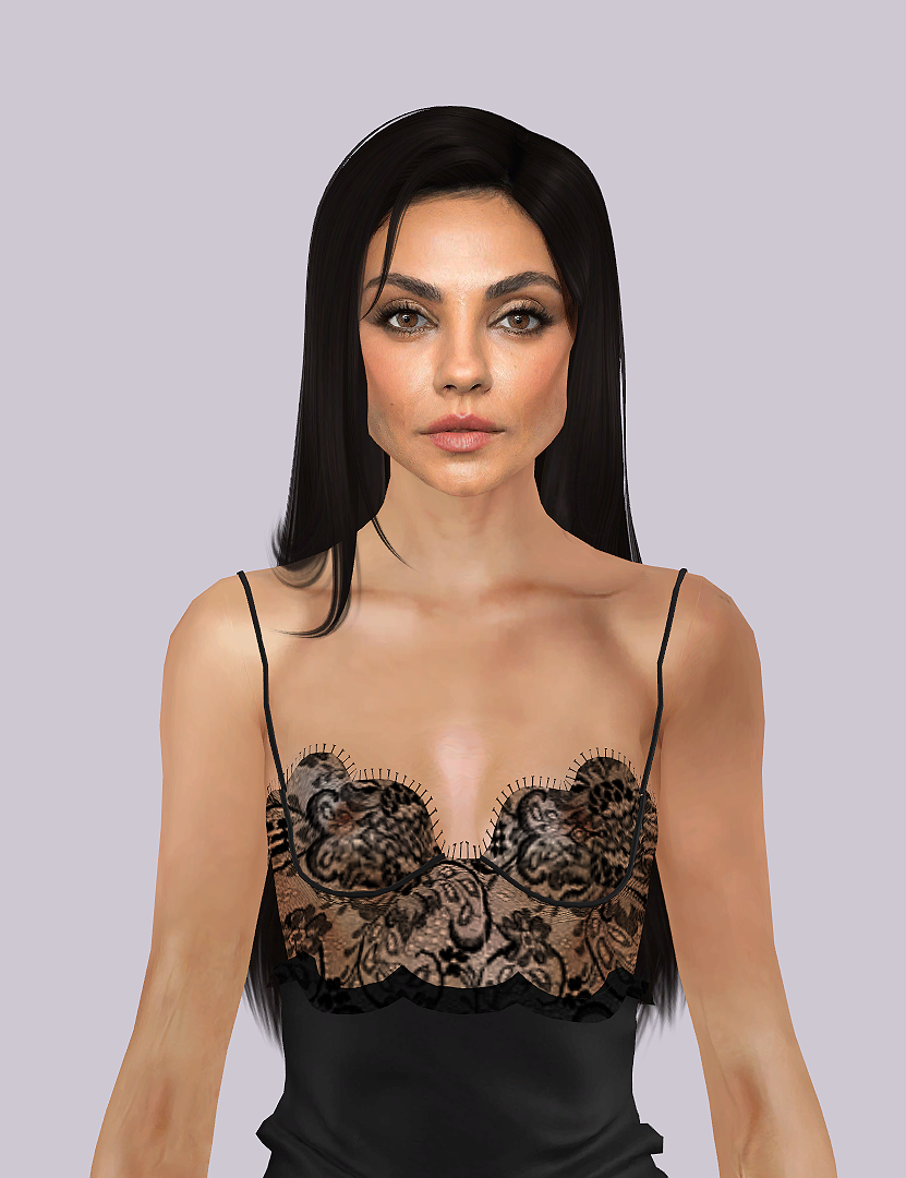 500 Members Gift FREE Super Ultra Realistic Mila Kunis Custom Sim