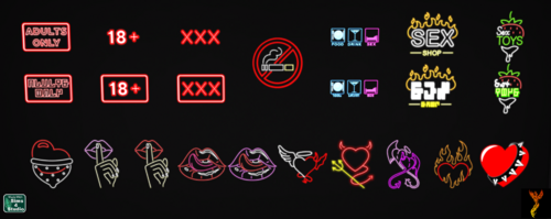 More information about "Adult Venue Neon Wall Lights - Miscellaneous"